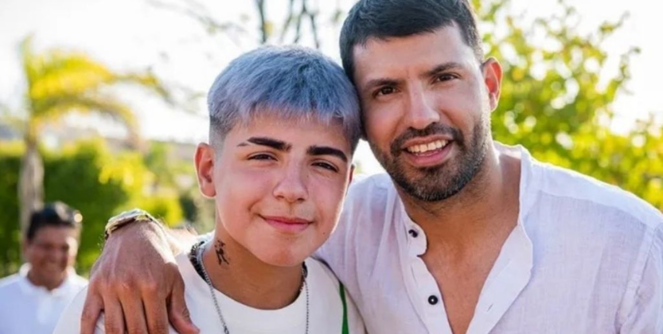 Benjamín Agüero, el hijo del Kun, fue elegido en las inferiores de un club argentino