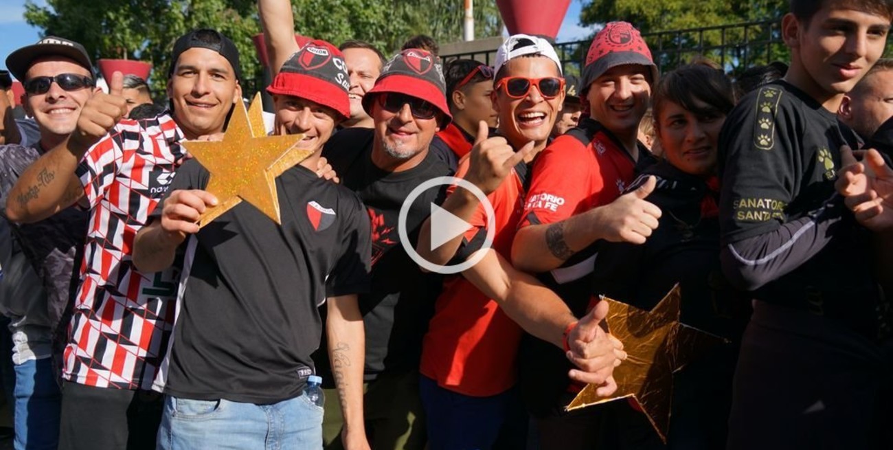 Bombos, asado y bengalas: el resumen del Clásico Santafesino 