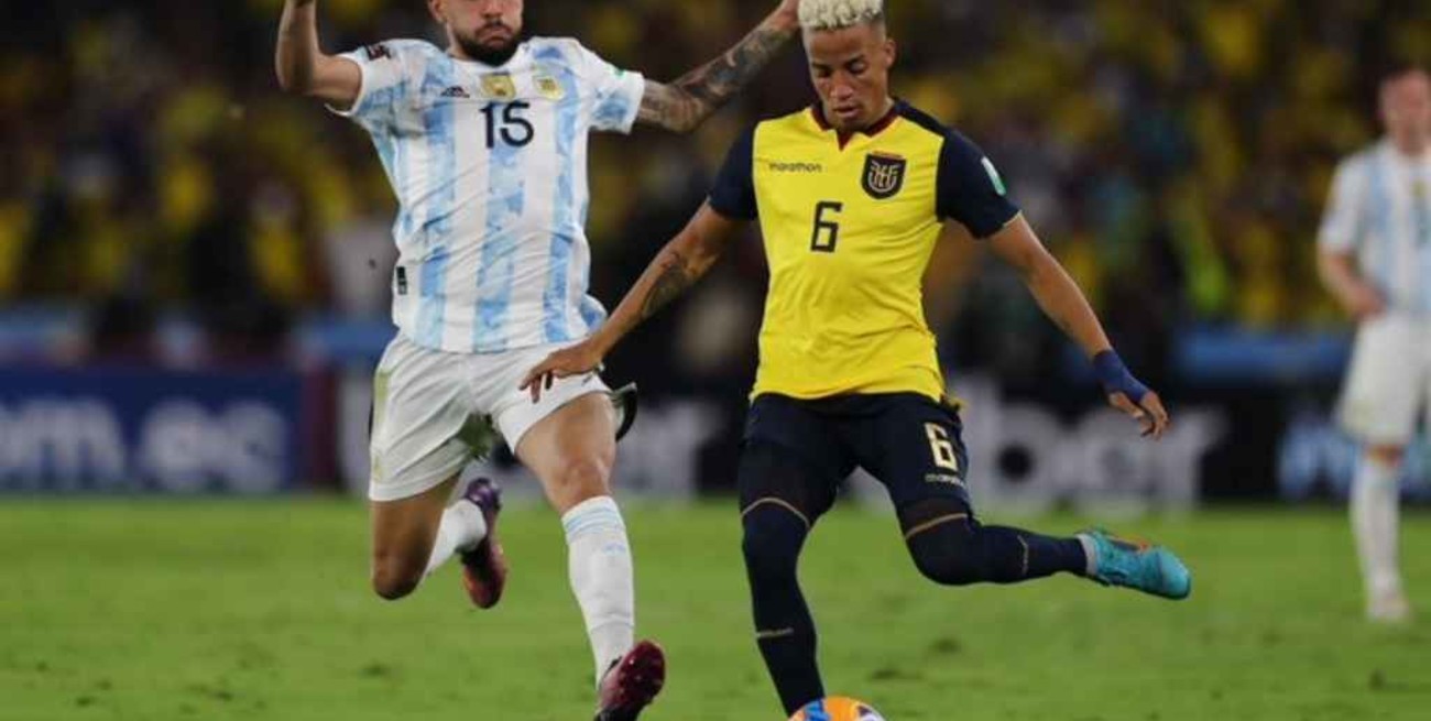 Con un penal polémico sobre el final, Ecuador logró el empate ante Argentina