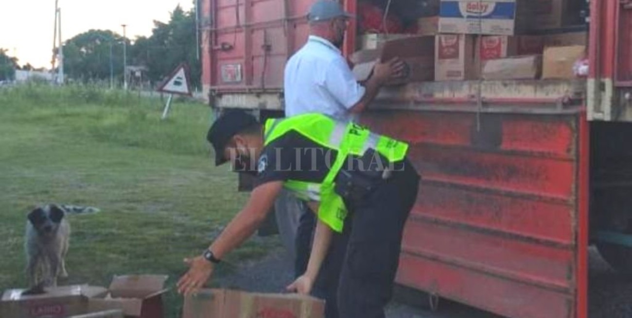 Decomiso: llevaban alimentos sin  equipo de frío y contaminados