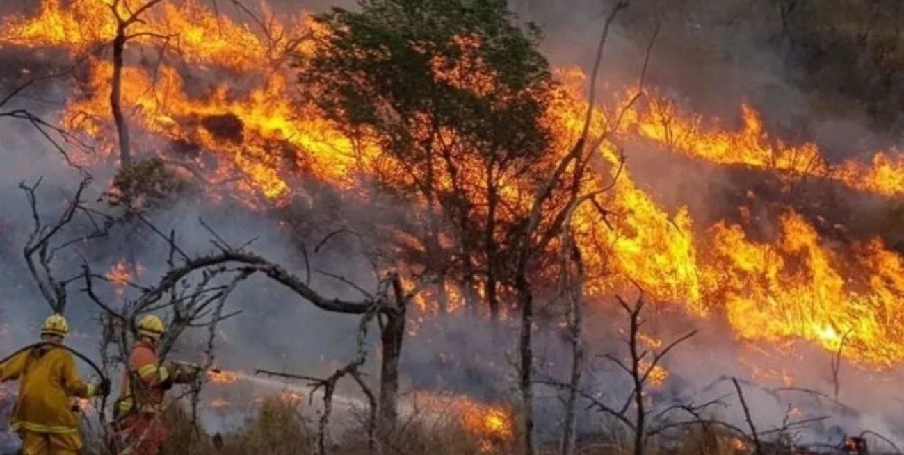 Continúan los  focos de incendios forestales en la provincia de Corrientes