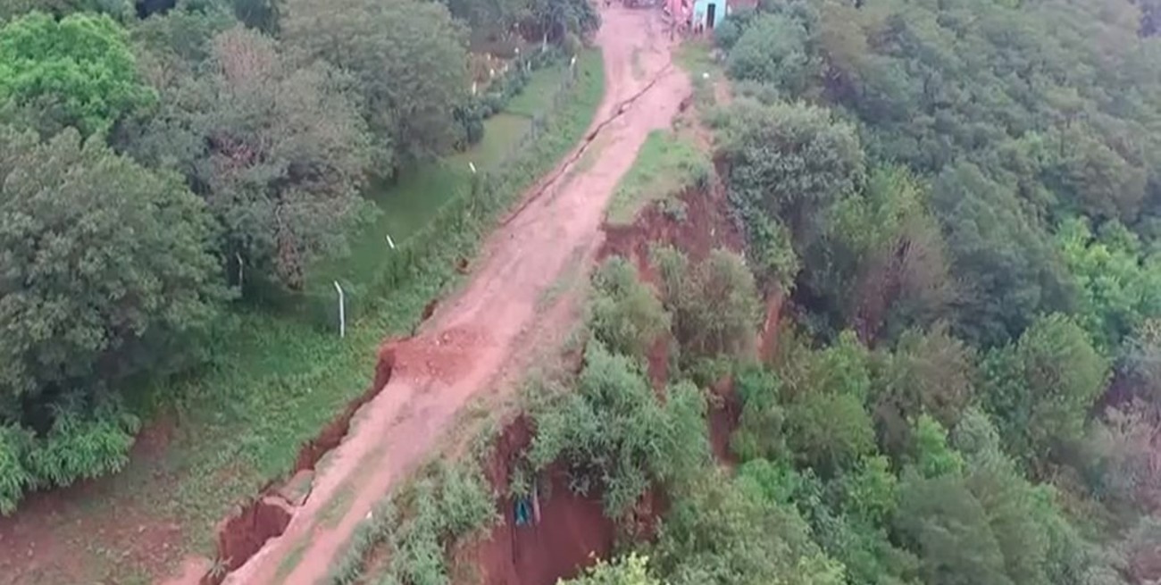 Preocupa la profundización de una grieta en la barranca de Diamante