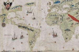 ABC Blogs, España. Pieza cartográfica regalada al emperador Carlos I de España por su boda con Isabel de Portugal.