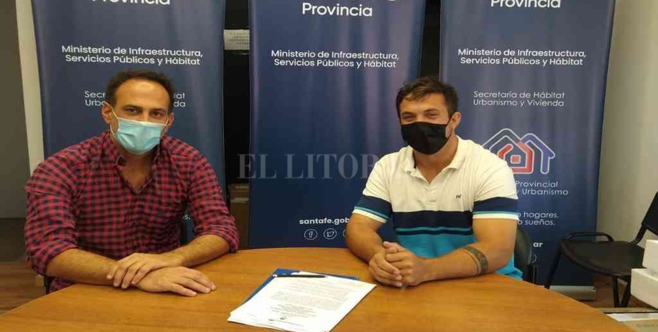 Matilde: sellan convenio para la construcción de cinco viviendas