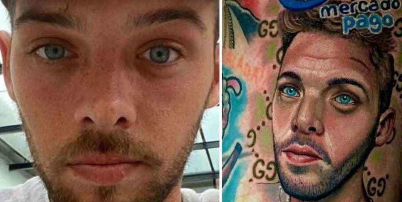 Locura por Santi Maratea: un fan se tatuó su cara y así reaccionó el influencer