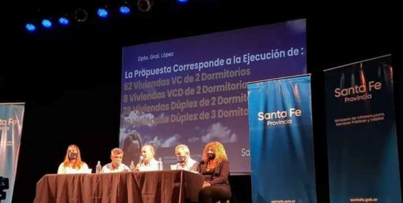 La Provincia anunció la construcción de 113 viviendas en Venado Tuerto