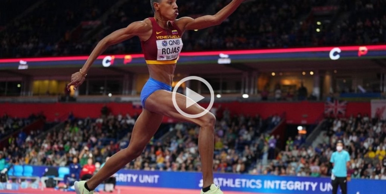Video: el salto con el que logró Yulimar Rojas un nuevo récord mundial