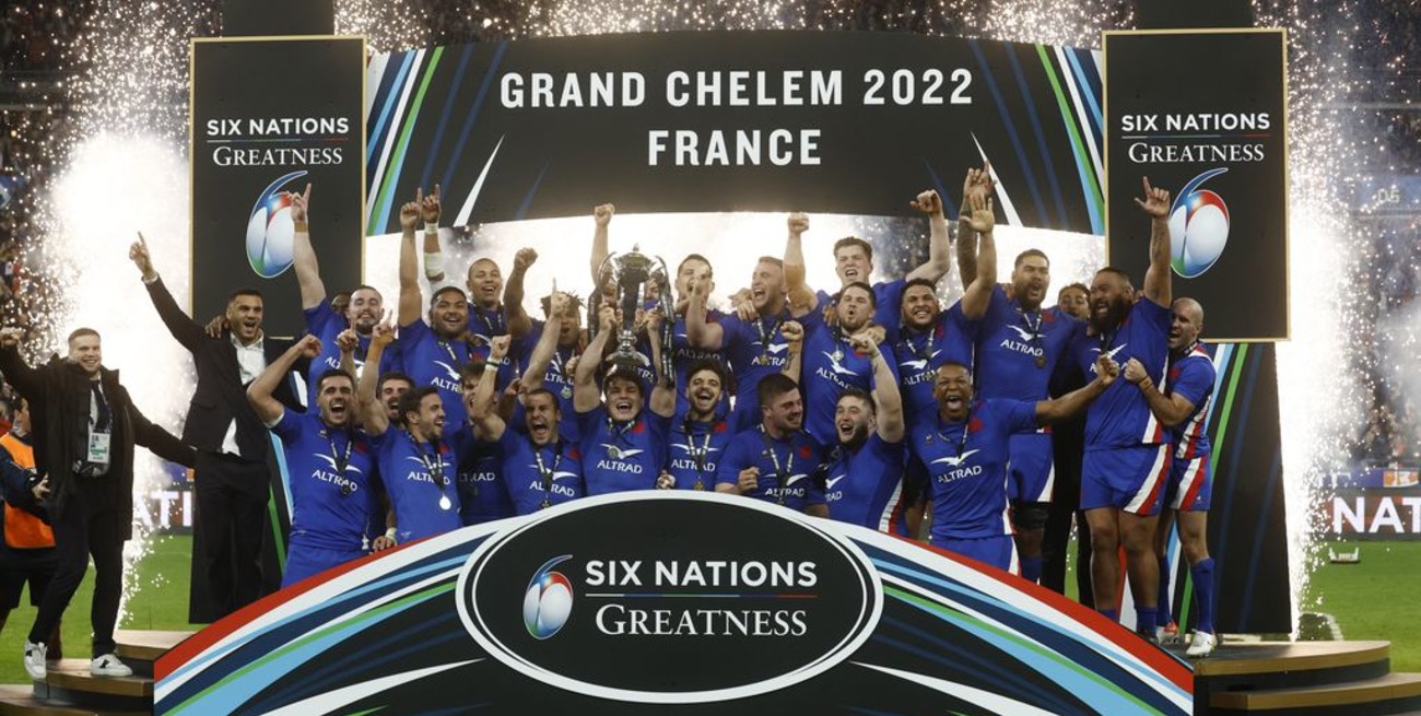 12 años después, Francia se consagró campeón del Seis Naciones