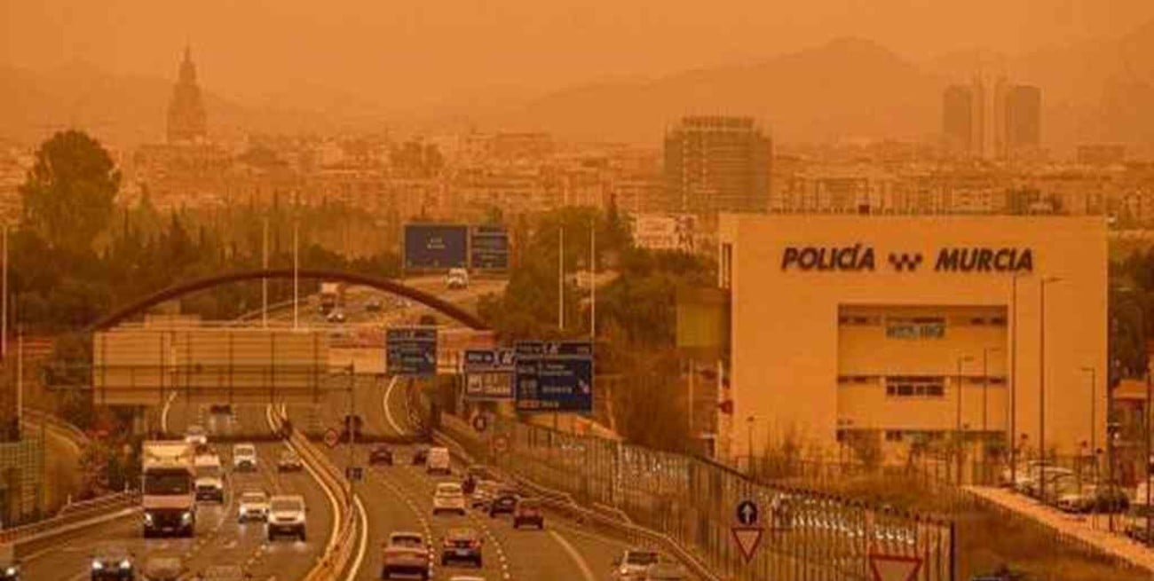 Video: así luce España tras  quedar cubierta por polvo del desierto de Sahara