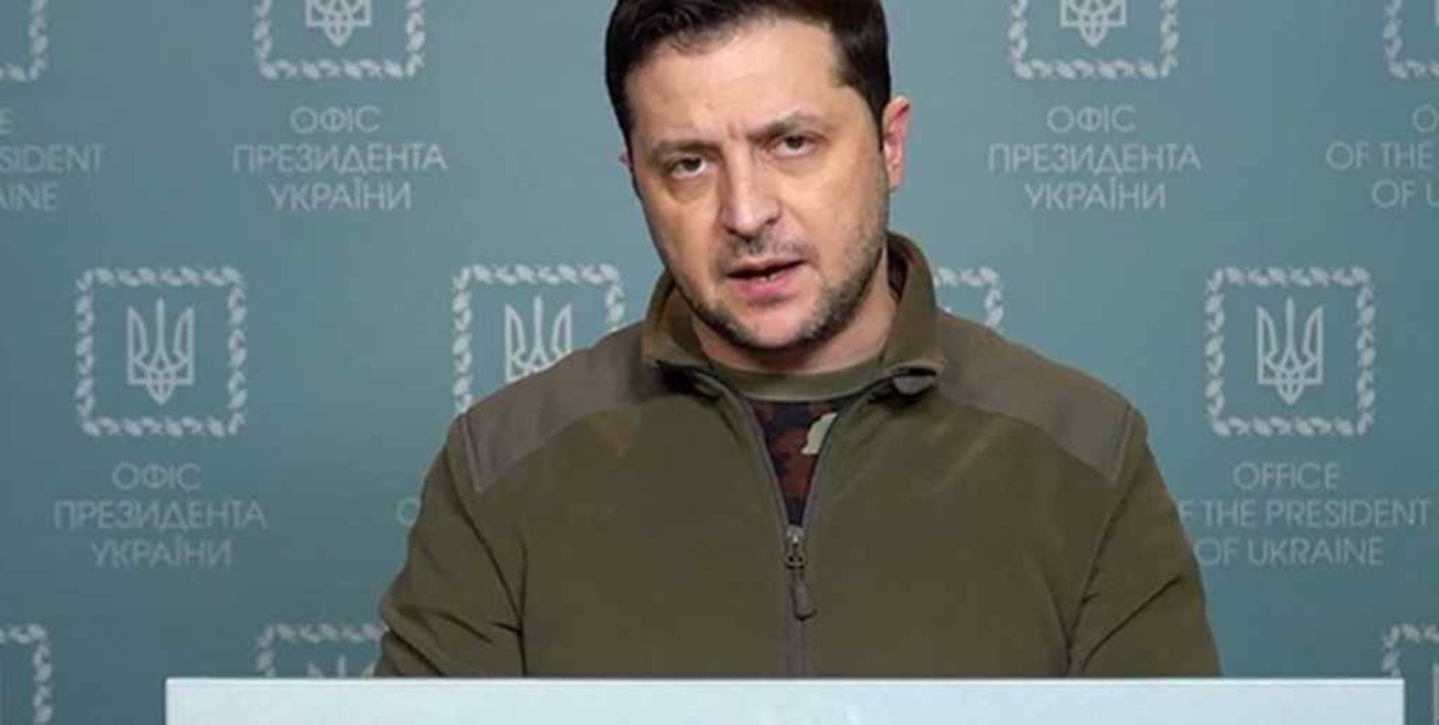 Zelenski le pidió al parlamento italiano más sanciones contra Rusia