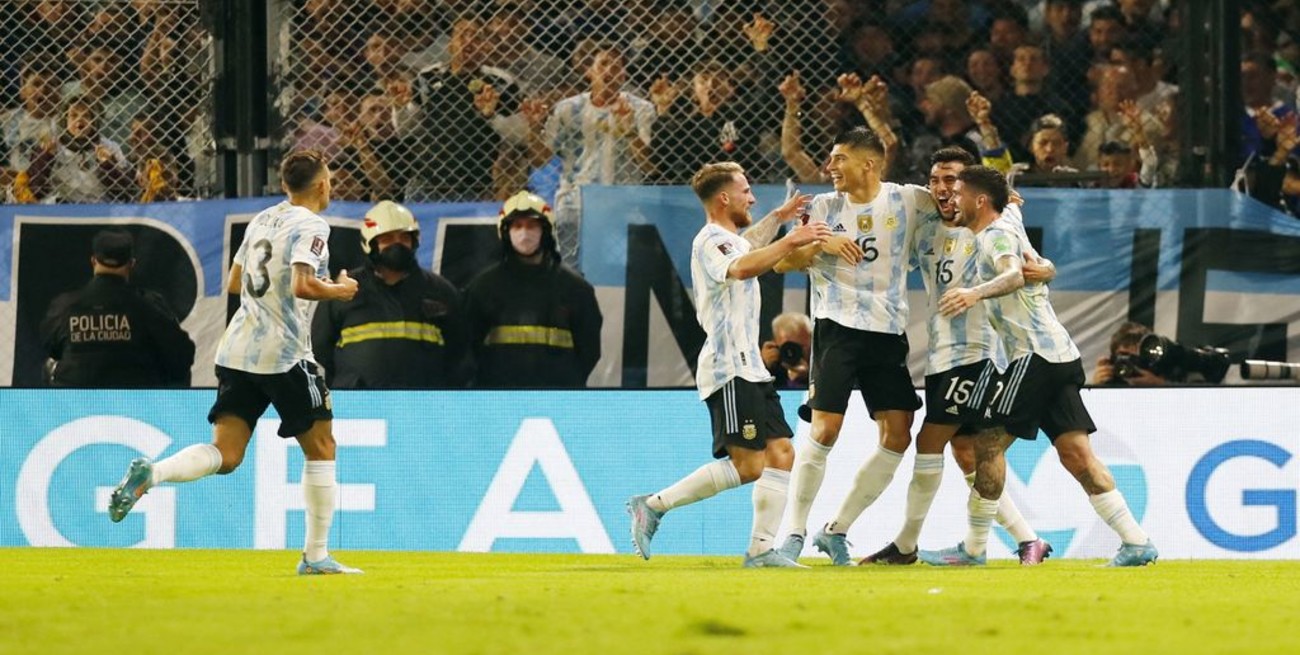Argentina goleó a Venezuela
