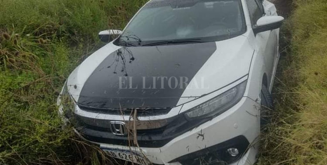 Chocó, mató a un hombre, dejó el auto en una zanja y escapó