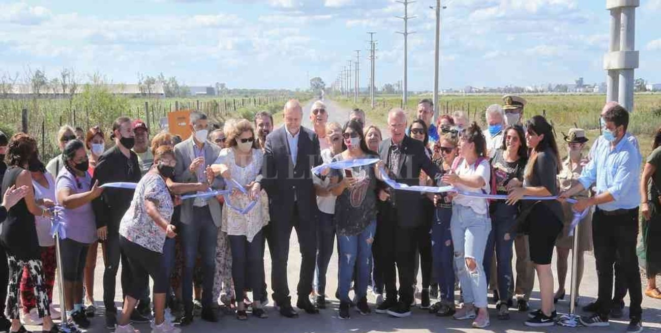Habilitaron una nueva etapa de la obra "Caminos de la Producción" en Puerto General San Martín