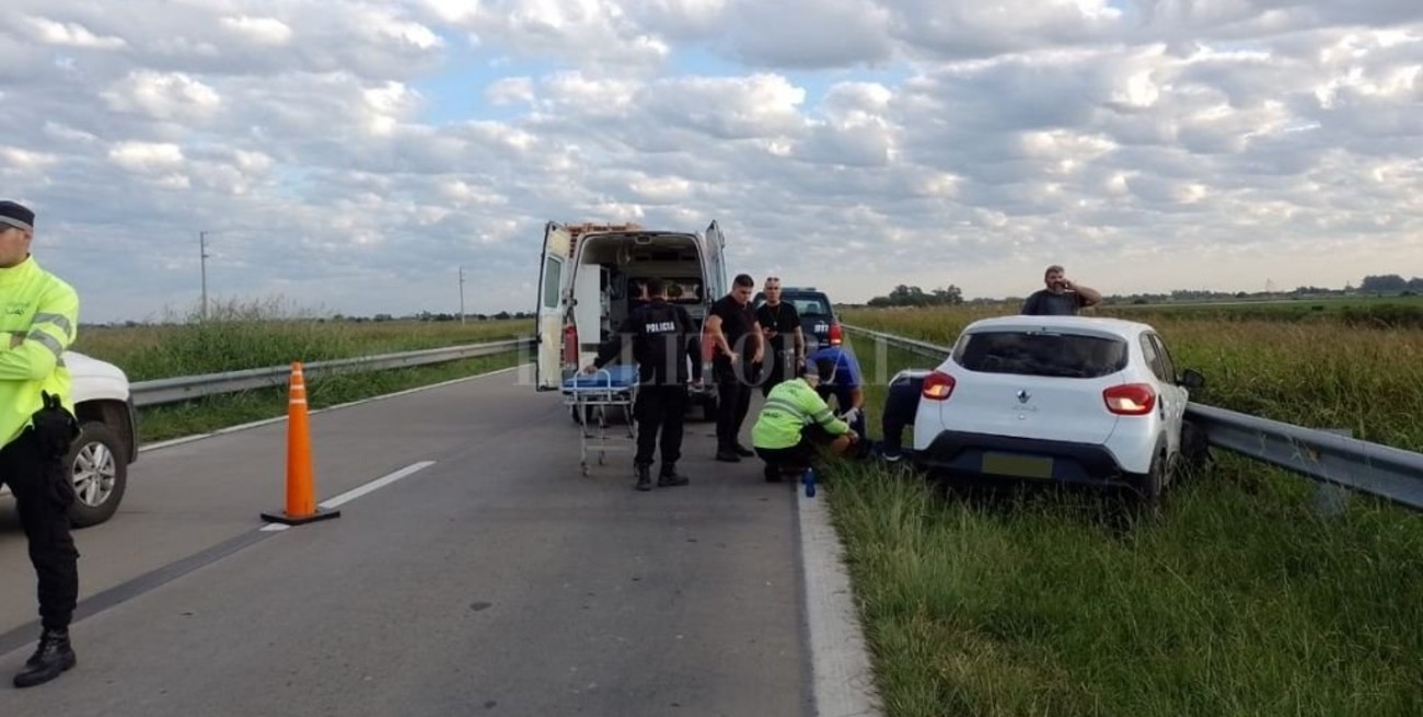 Siniestro vial a la altura de Recreo