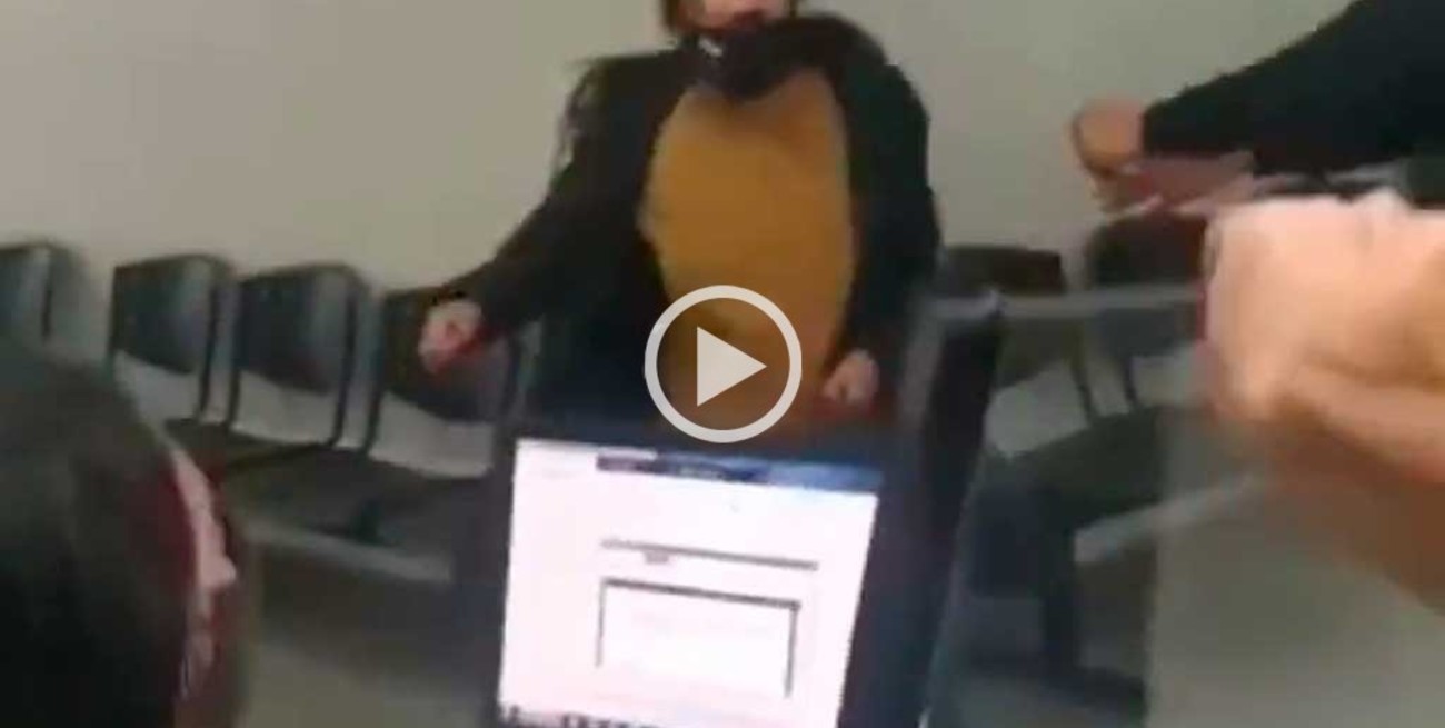 Video: "Si, soy violenta", tenso momento en el Registro Civil de Mar del Plata