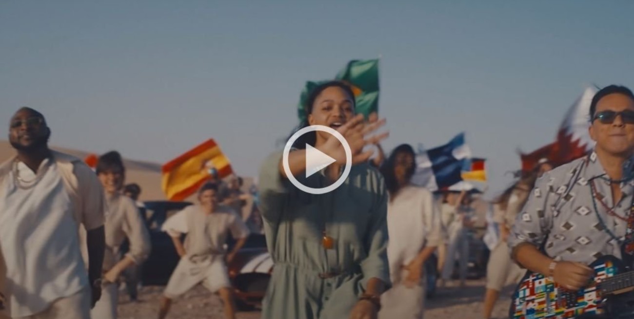 Video: presentaron "Hayya Hayya", la canción oficial de Qatar 2022