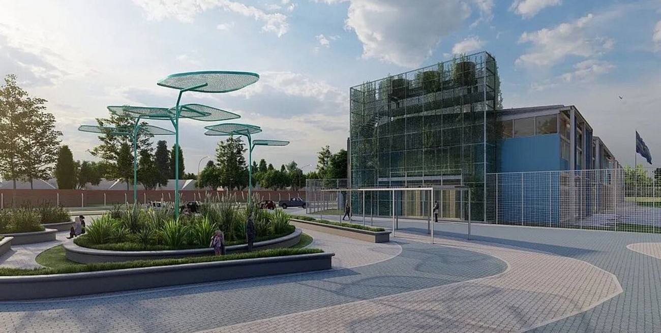 Presentaron el proyecto para construir la primera escuela pospandemia de la ciudad de Santa Fe