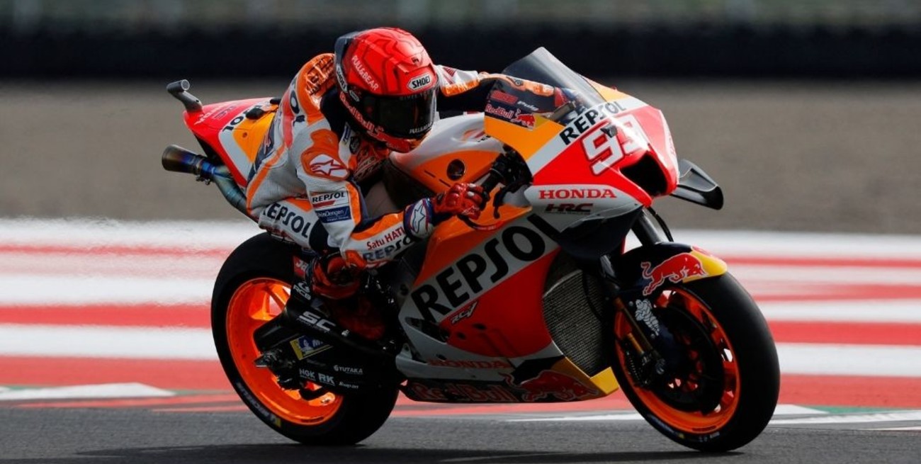 El piloto Marc Márquez vuelve a sufrir problemas en la vista