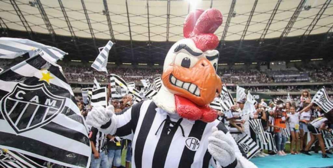 Insólito: suspendieron a la mascota del Atlético Mineiro por una "corrida intimidatoria"