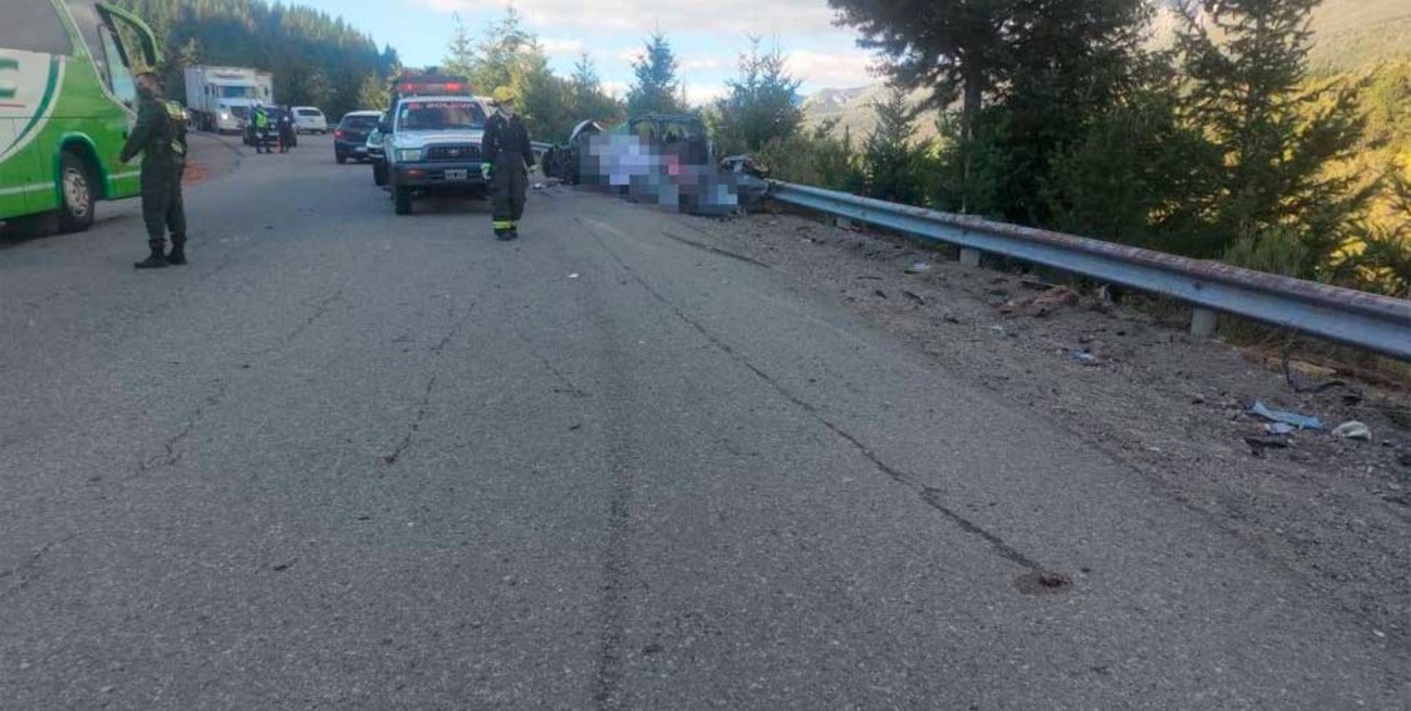 Tres santafesinos fallecidos tras un fuerte choque cerca de Bariloche
