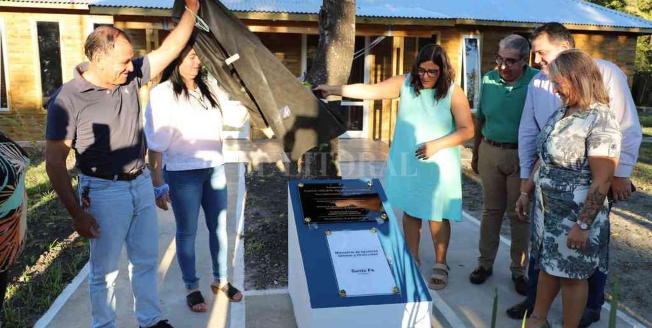 Inauguraron el primer Punto Violeta en Villa Guillermina