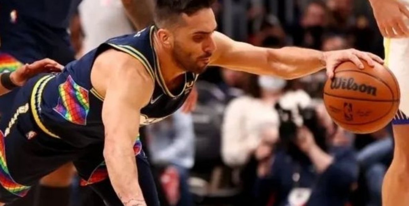 Facundo Campazzo y una pobre actuación en la derrota de los Nuggets ante los Warriors