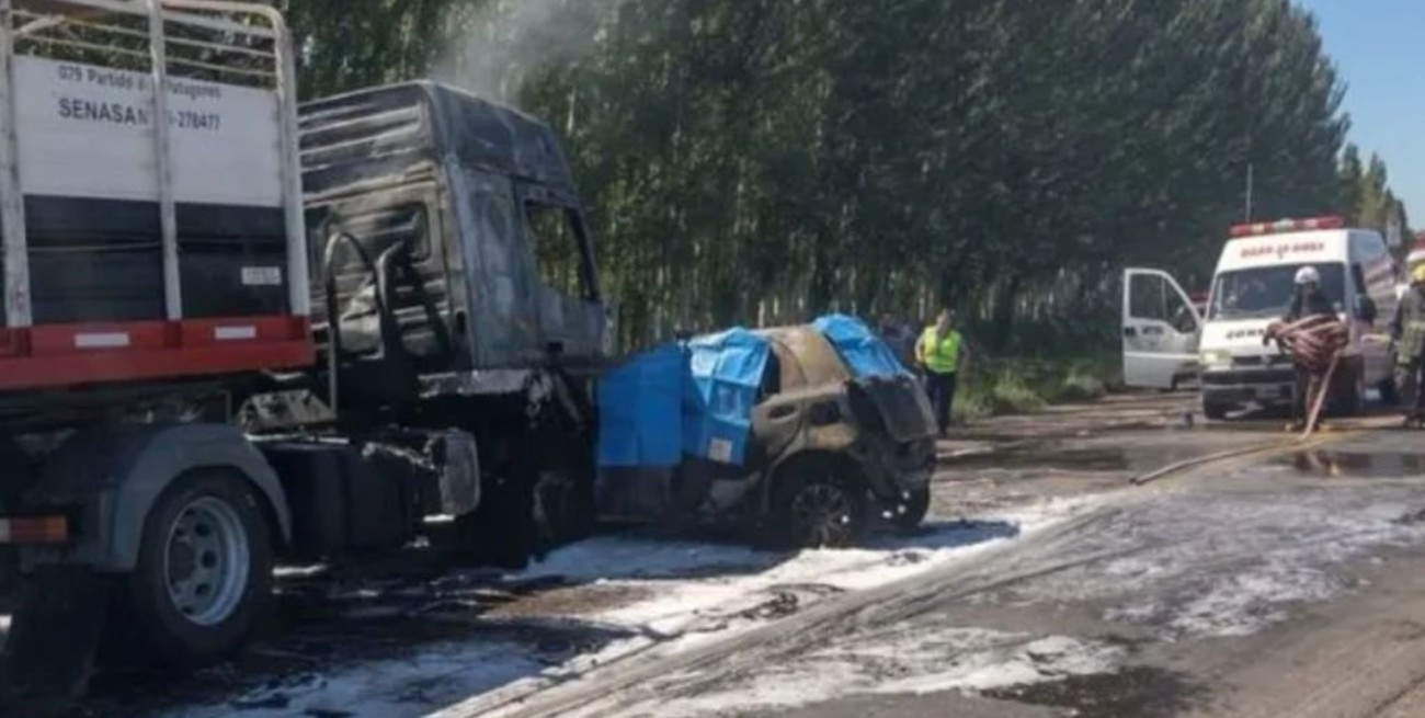 Neuquén: impactante accidente fatal  sobre la Ruta Nacional 22