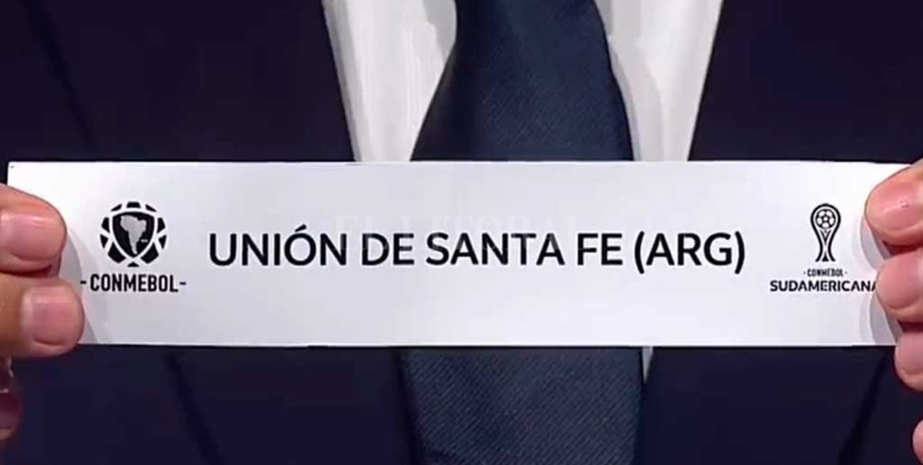Unión ya sabe contra quien juega en la Copa Sudamericana
