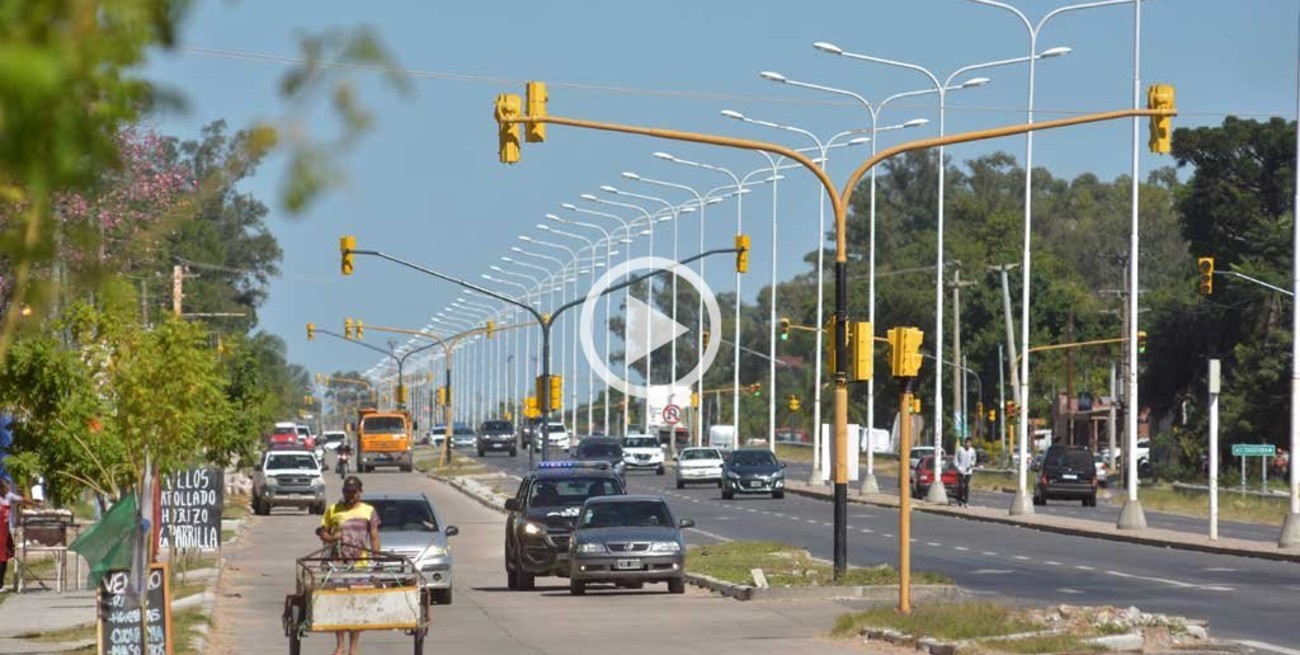 Las colectoras, el mayor peligro de la Ruta 1 entre Colastiné y Rincón
