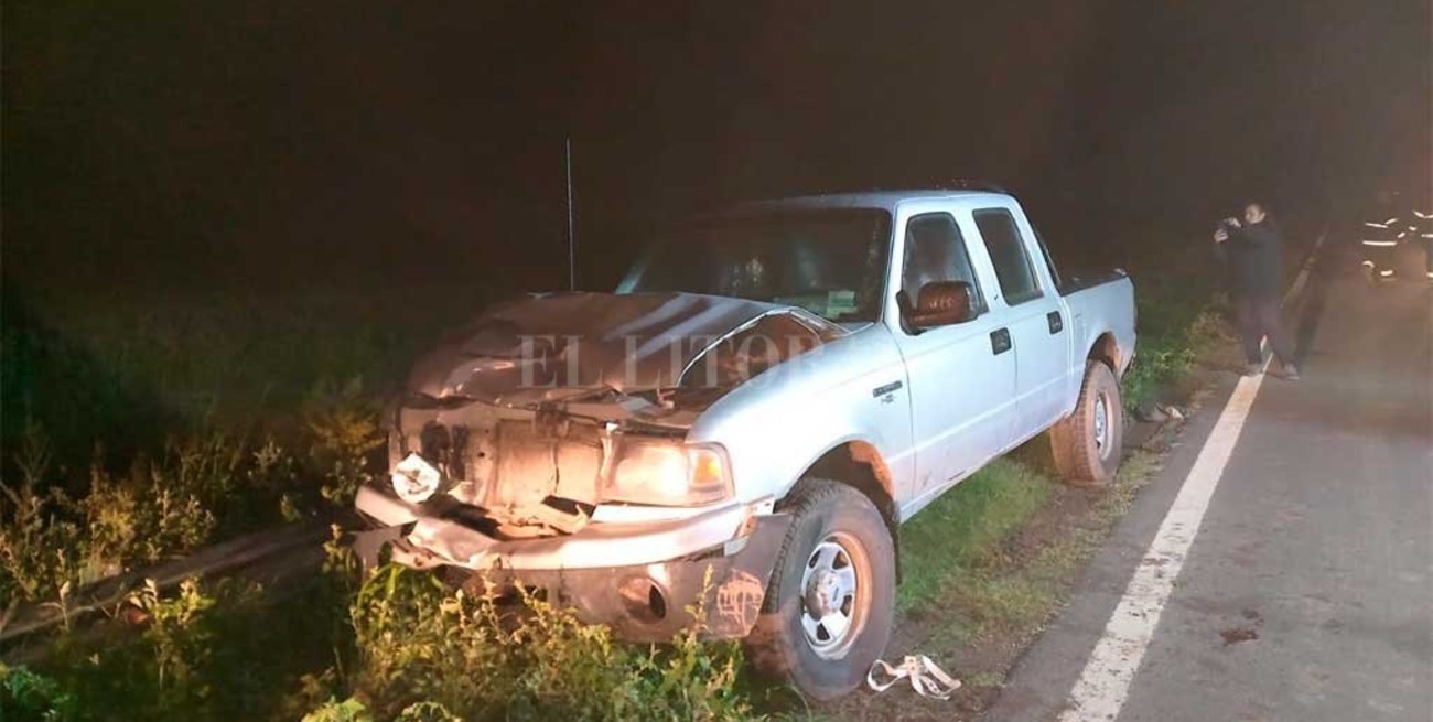 Falleció un motociclista tras colisionar con una camioneta cerca de San Vicente