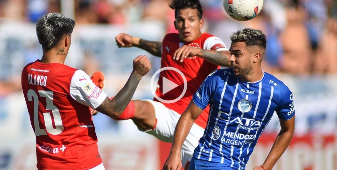 Godoy Cruz e independiente y un empate a puro gol: 3 a 3 en Mendoza
