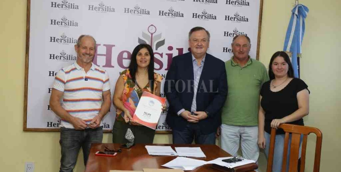 Michlig y Romero firmaron convenio para dotar de iluminación led