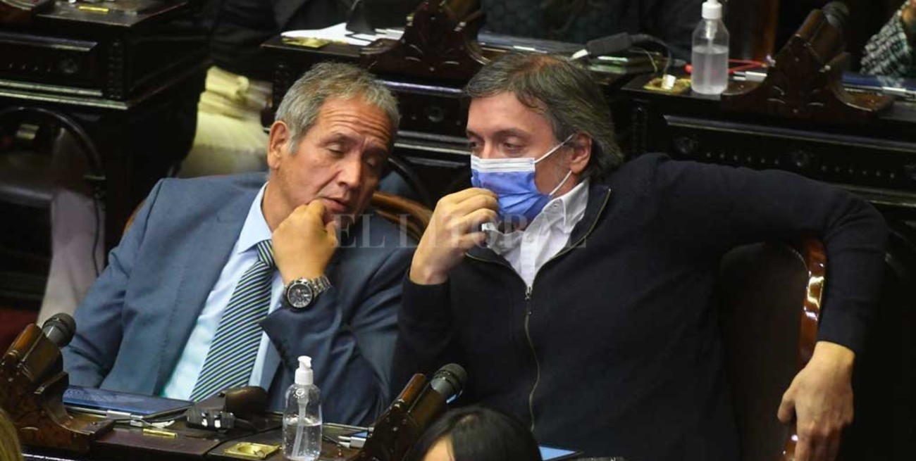 Encabezados por Máximo Kirchner, los 41 diputados que votaron en contra o se abstuvieron