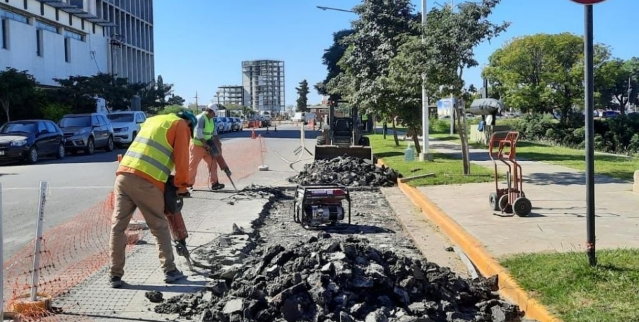 Renovación urbana de calle Francisco Miguens