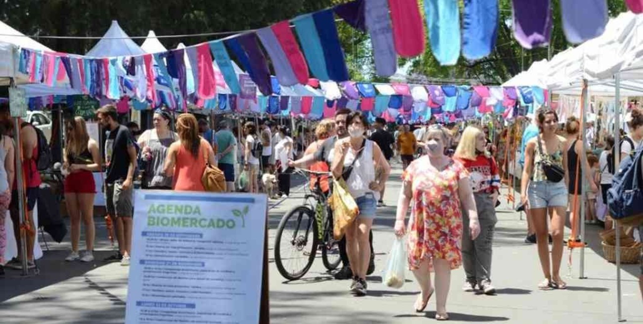 Desde este jueves ferias y Biomercado en el Parque de las Colectividades de Rosario