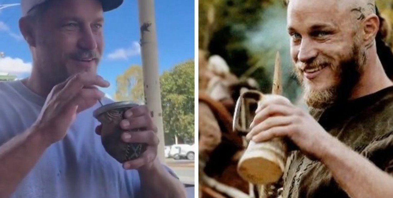 Video: el día que Travis "Ragnar" Fimmel se tomó un mate