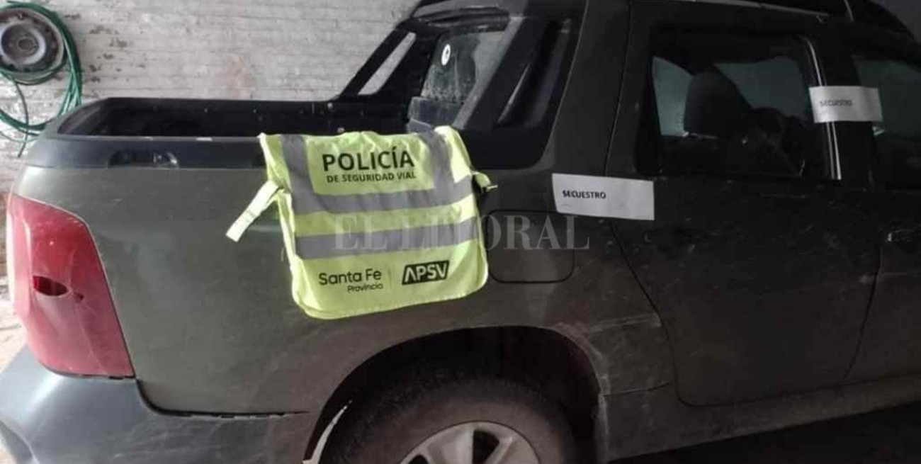 Cañada Rosquín: llevaba casi un millón de pesos y en una camioneta robada
