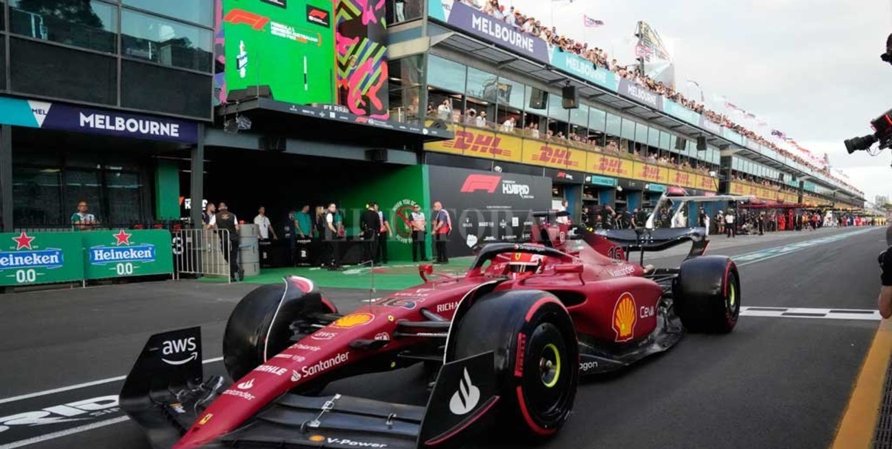 Leclerc y su Ferrari consiguieron la "pole position" en el GP de Australia