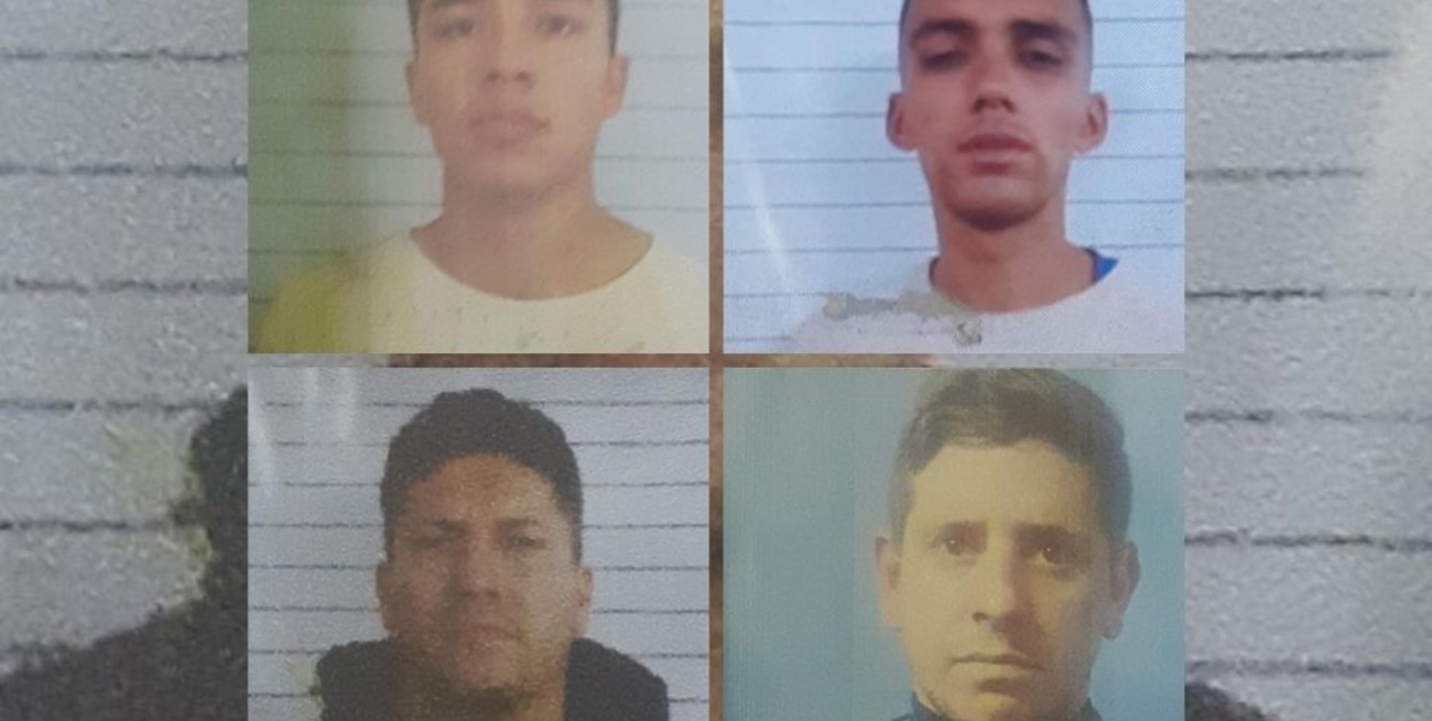 Estos son los cuatro evadidos de la Seccional 10a de la ciudad de Santa Fe