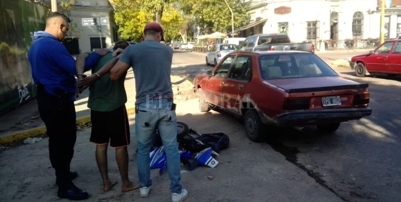 Intentó vender motopartes por Facebook y terminó detenido en la ciudad de Santa Fe