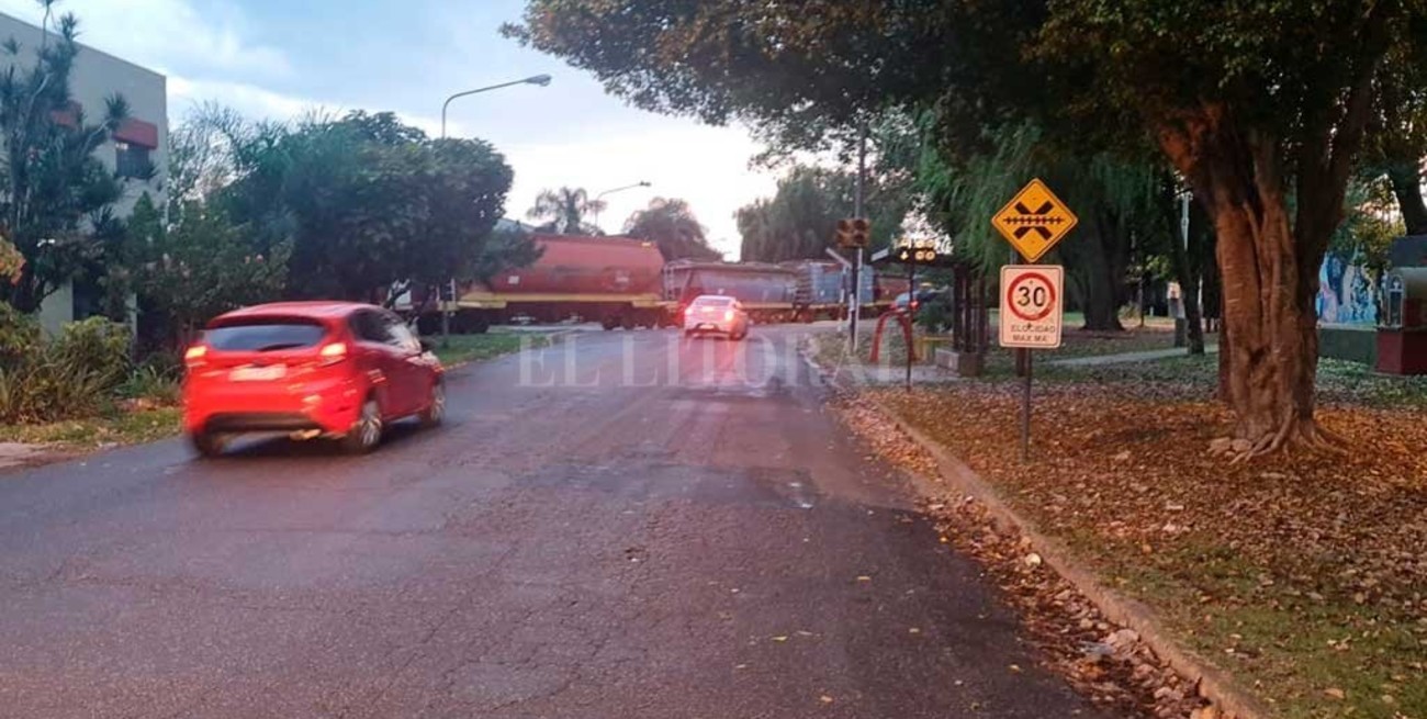 Caos en el tránsito por el descarrilamiento del tren en la ciudad de Santa Fe