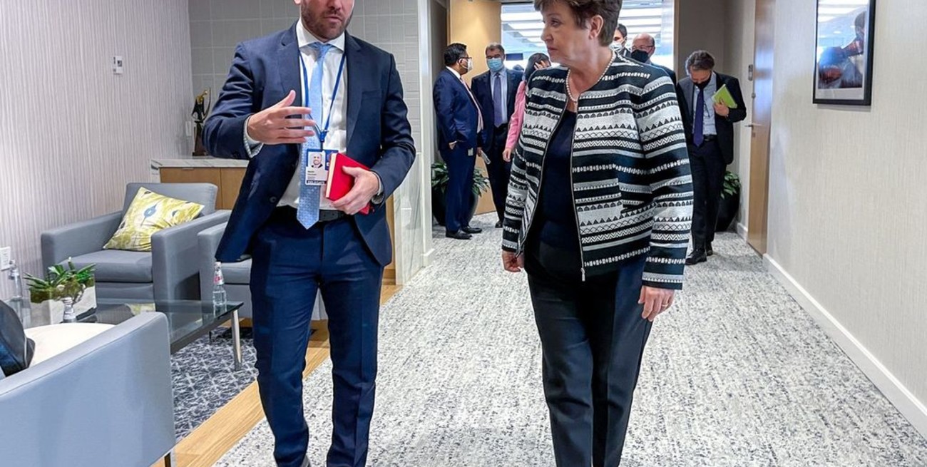 FMI: Guzmán dialogó con Georigieva y destacó que no se van a cambiar las metas