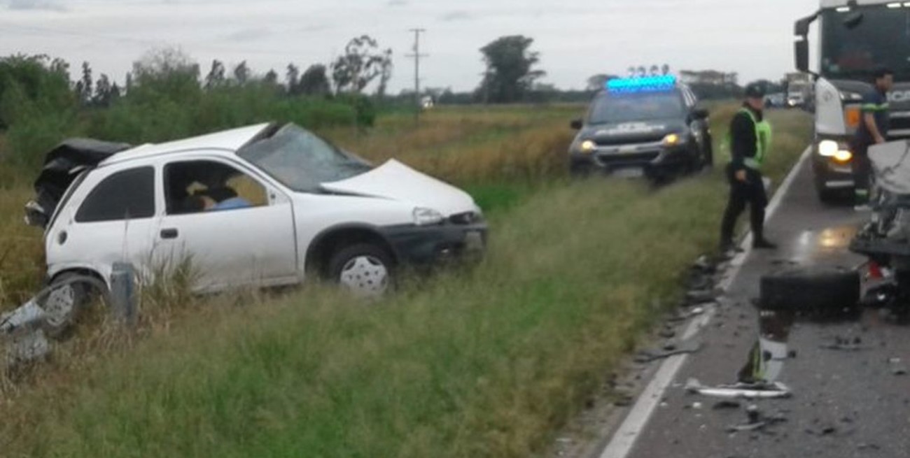 Un muerto y dos heridos tras un accidente en la Ruta Nacional 11