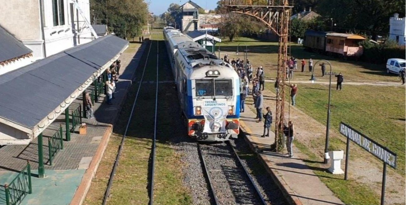Finalmente se puso en marcha el tren Cañada de Gómez-Rosario