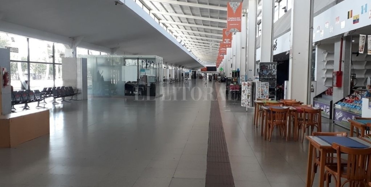 La terminal de ómnibus de Rosario también recibió una amenaza de bomba