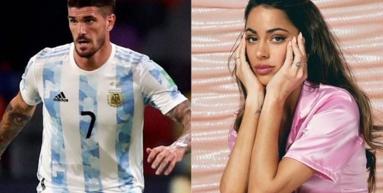 Rodrigo de Paul publicó un mensaje para Tini Stoessel, pero luego lo borró