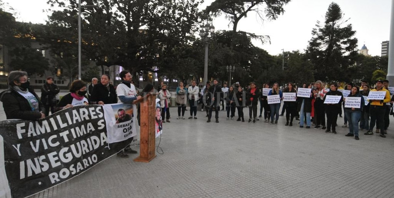 Lucio Belfiori participó de incógnito de la marcha contra la inseguridad en Santa Fe