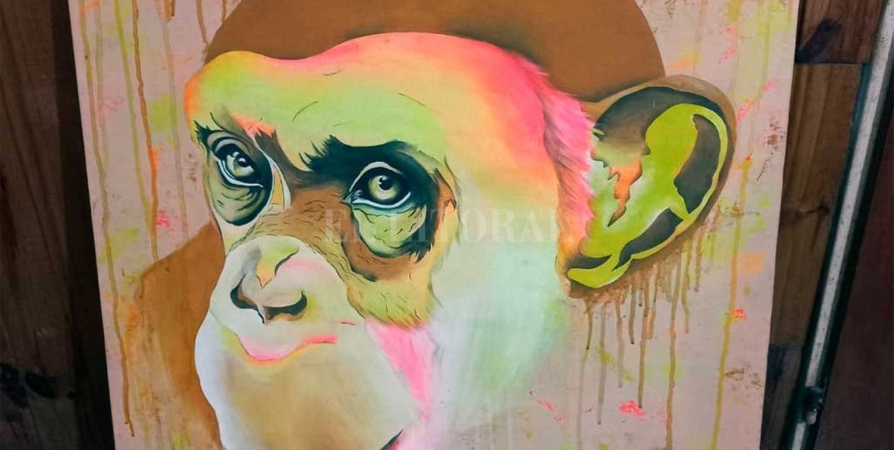 Robaron el cuadro de un mono y lo vendieron por una insólita suma