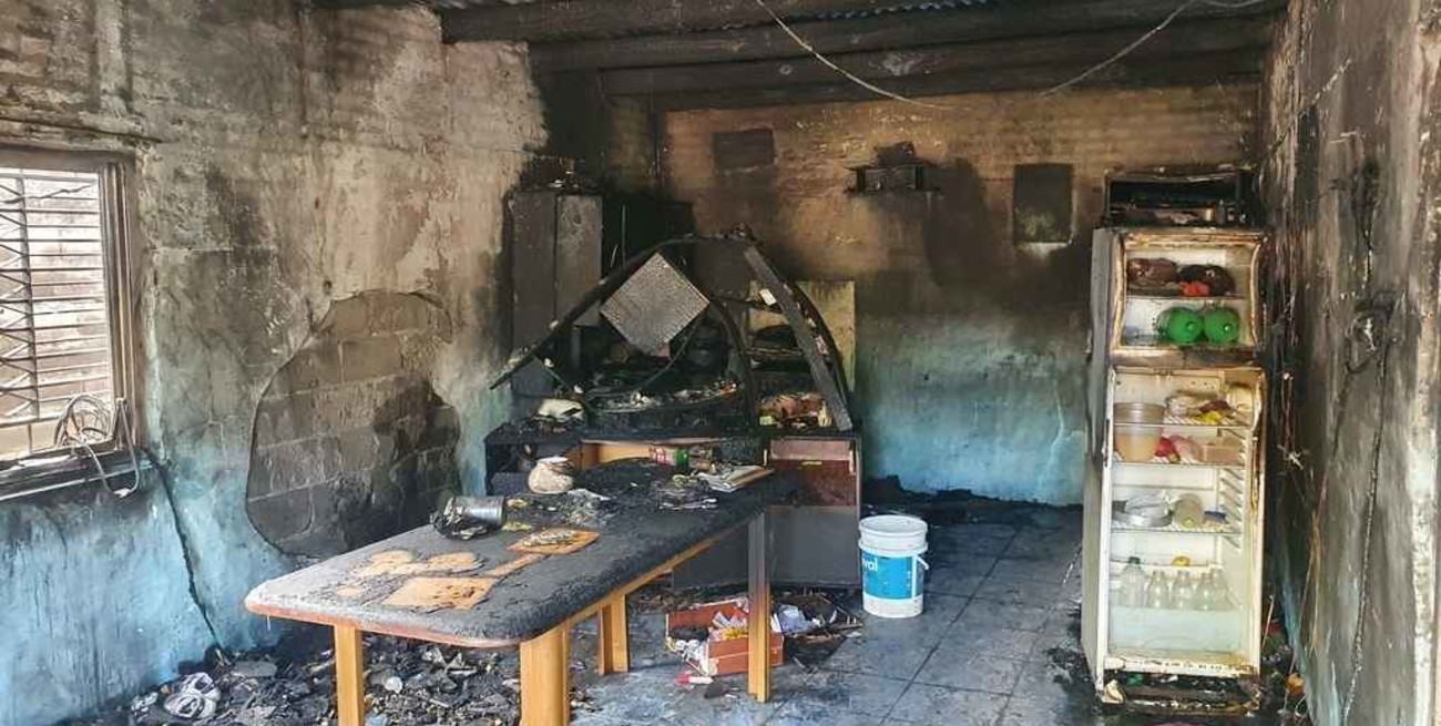 Se salvaron de milagro: familia de Casilda perdió todo en un incendio