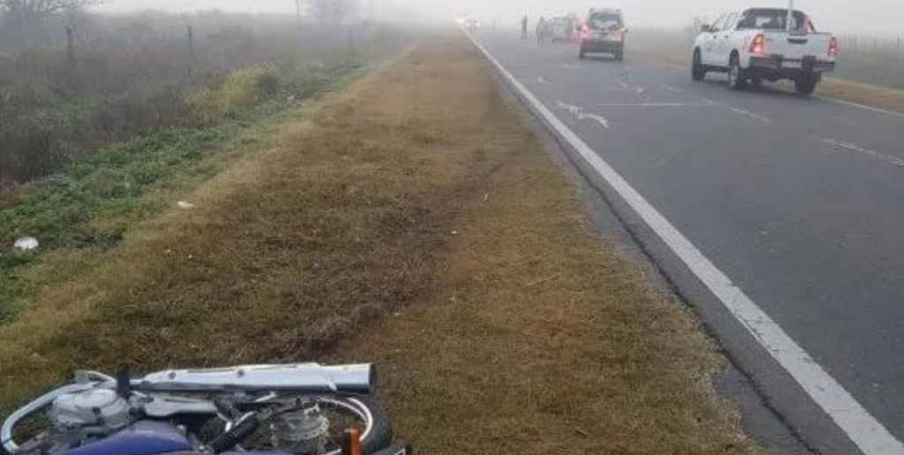 Accidente fatal en Entre Ríos entre un auto y una moto